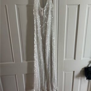 Elegant Sequin Maxi Dress